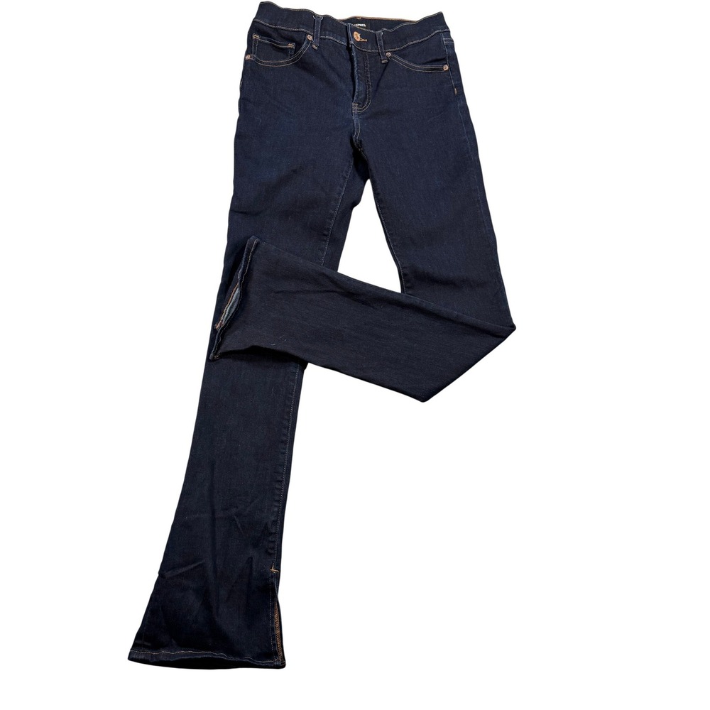 Express Navy Flare Jeans